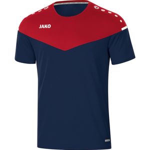 Jako Heren Champ 2.0 T-shirt, marine/chili rood, M