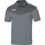 Jako Champ 2 0 Poloshirt Kind Steen Grijs-Licht Antraciet0