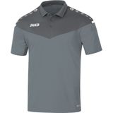 Jako Champ 2 0 Poloshirt Kind Steen Grijs-Licht Antraciet0