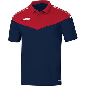 Jako Champ 2 0 Poloshirt Kind Marine Blauw-Chili Rood0
