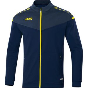 Jako - Champ 2.0 - Polyesterjas - Marine Blauw - Donker Blauw - Fluor Geel