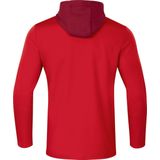 Jako - Champ 2.0 - Jas met Kap - Rood - Bonded-Polyester-Fleece