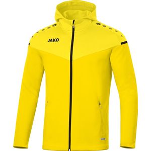 JAKO - Jas met Kap Champ 2.0 - Citroengeel - Bonded-Polyester-Fleece