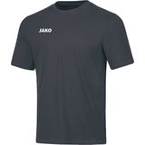 JAKO - Basis Van Het T-Shirt, Uniseks-Volwassene, Antraciet, XL