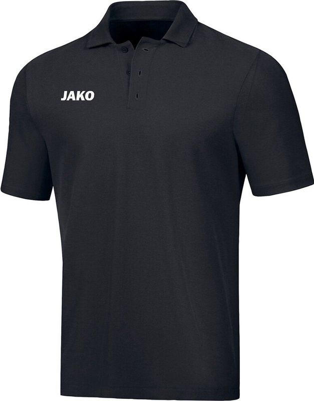 Jako Basic poloshirt heren lichtgrijs gemêleerd XXL 6365, zwart.