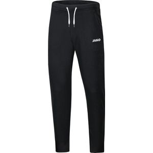 Jako Heren joggingbroek lichtgrijs melange XXL 8465, zwart.