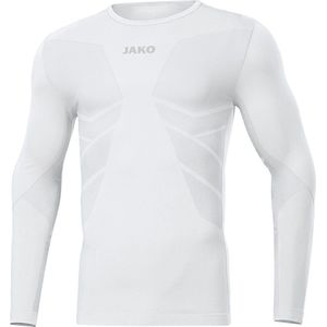 Jako Comfort 2 0 Longsleeve Kinderen - Wit 8-140