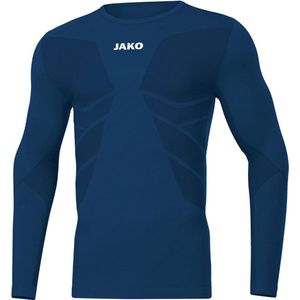 JAKO Comfort 2.0 T-shirt met lange mouwen, voor kinderen, uniseks, kinderen, Navy Blauw