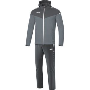 JAKO Kinderen trainingspak Champ 2.0 met capuchon, steengrijs/antraciet licht, 140, M9620