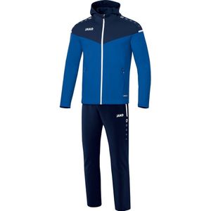 Jako Dames trainingspak Champ 2.0 met capuchon, marineblauw/donkerblauw/hemelsblauw, 44 M9620, Royal/marineblauw