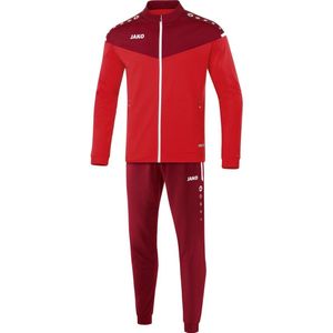 JAKO Trainingspak voor kinderen, polyester Champ 2.0, rood/wijnrood, 164