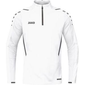 Jako - Ziptop Challenge - Witte Longsleeve Heren