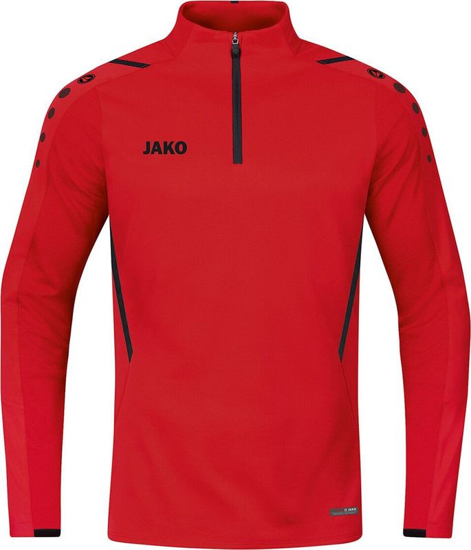 Jako - Ziptop Challenge - Rode Longsleeve Heren
