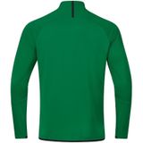 Jako - Ziptop Challenge - Groene Longsleeve Kids-128