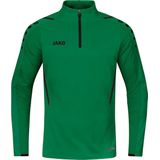 Jako - Ziptop Challenge - Groene Longsleeve Kids-128