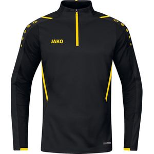 Jako - Challenge - Ziptop - Zwart / Fluo Oranje - Sportkleding Heren