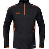 Jako - Ziptop Challenge - Zwarte Longsleeve Kids