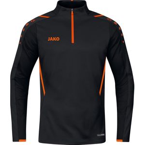Jako - Ziptop Challenge - Zwarte Longsleeve Kids