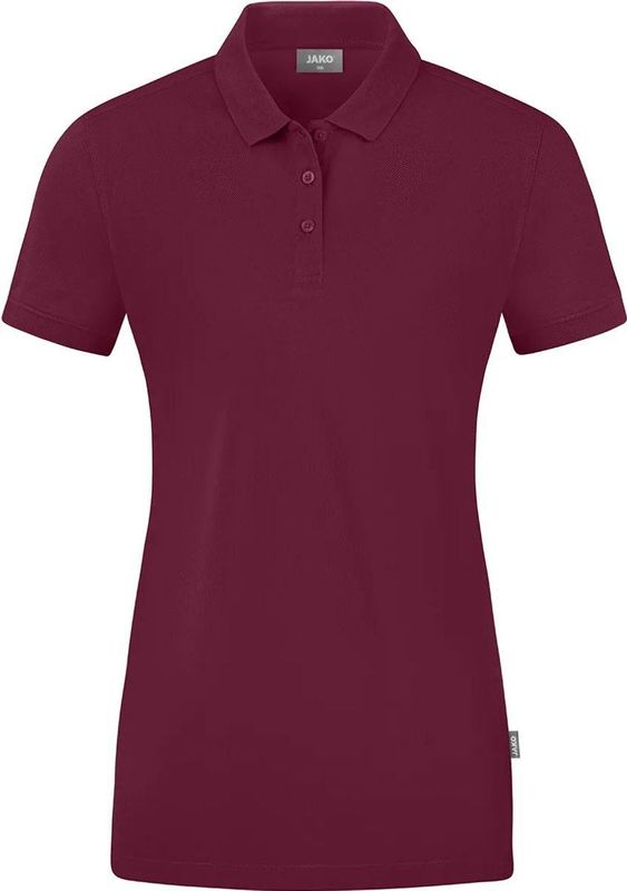 Jako Doubletex Polo Dames - Kastanje
