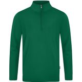 Jako - Doubletex Ziptop - Groen - Heren - ¼ Rits