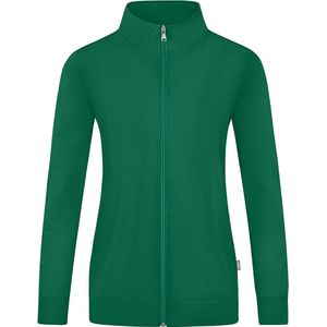 Jako Doubletex Sweaterjas Dames - Groen
