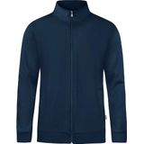 Jako - Doubletex Sweaterjas - Marine - Polyester/Katoen - Dames