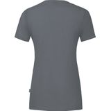 Jako Organic T-Shirt Dames - Steengrijs