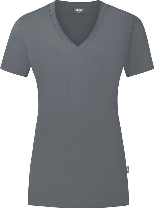 Jako Organic T-Shirt Dames - Steengrijs