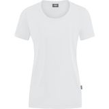Jako - Organic Stretch-T-Shirt - Wit - Dames