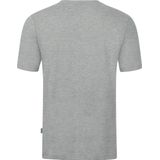 Jako Organic Stretch-T-Shirt Dames - Lichtgrijs Gemeleerd