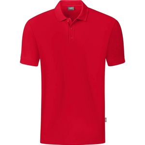 Jako - Organic Polo - Rood - Heren - 100% Biokatoen