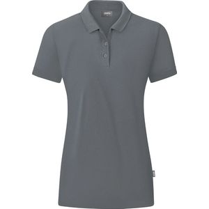 Jako Organic Polo Dames - Steengrijs