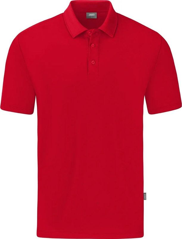 Jako Organic Polo Stretch Dames - Rood | Maat: 34