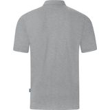 Jako Organic Polo Stretch Dames - Lichtgrijs Gemeleerd