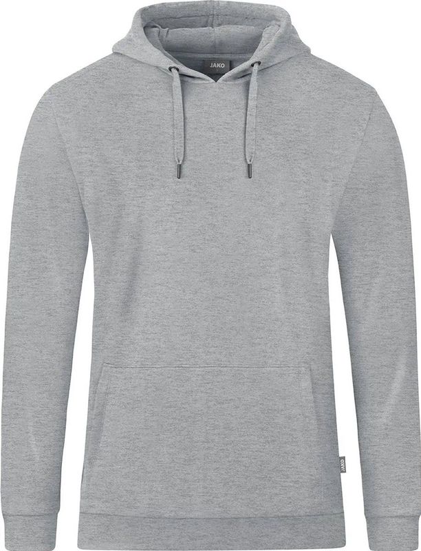 Jako Organic Sweater Met Kap Heren - Lichtgrijs Gemeleerd