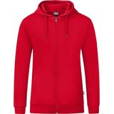 Jako - Organic Jas Met Kap - Rood - Dames