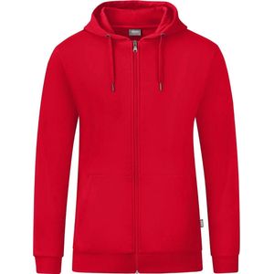 Jako - Organic Jas Met Kap - Rood - Dames