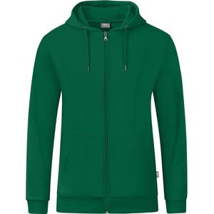 Jako - Organic Jas Met Kap - Lime - Dames