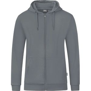 Organic - Tussenjas - Steengrijs - Gemaakt van 50% Biokatoen