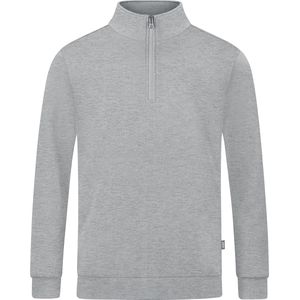 Jako Organic Ziptop Heren - Lichtgrijs Gemeleerd | Maat: XL