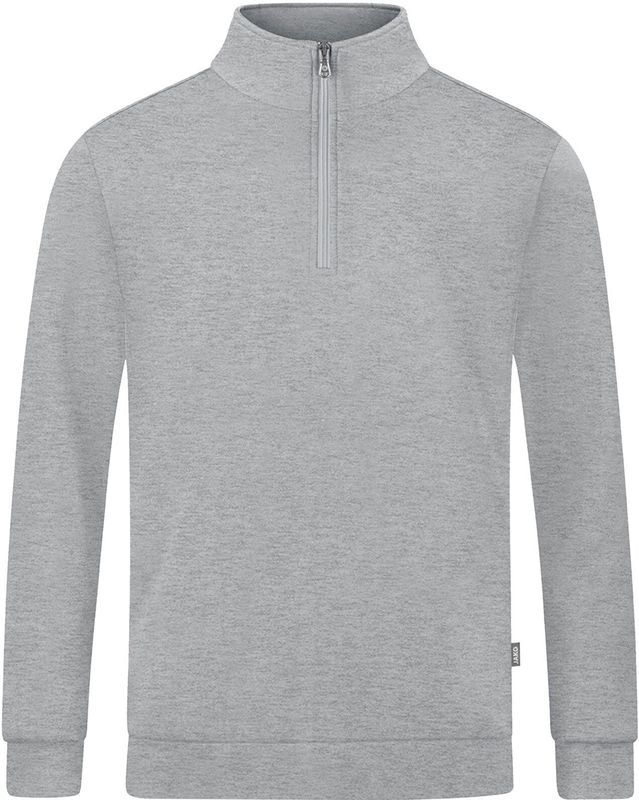 ZIPTOP ORGANIC lichtgrijs gemeleerd XXXL