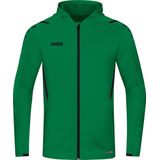 JAKO - Challenge - Jas - Zwart - 95% Polyester, 5% Elasthan