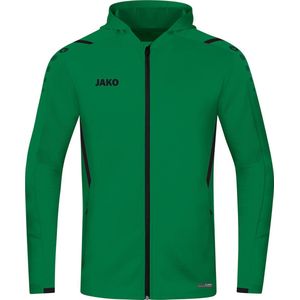 JAKO - Challenge - Jas - Zwart - 95% Polyester, 5% Elasthan