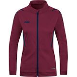 Jako - Challenge - Trainingsjack - Donkerrood - Polyester