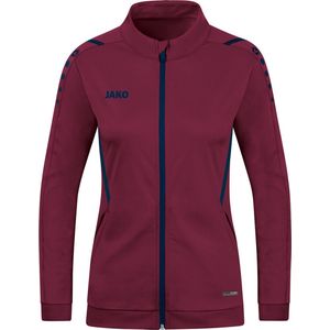 Jako - Challenge - Trainingsjack - Donkerrood - Polyester