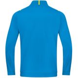 JAKO - Polyester Jas Uitdaging, Uniseks-Volwassene, Jako Blauw/Neongeel, S