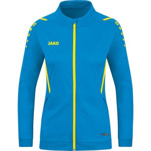 JAKO Challenge Challenge polyester jas voor dames, Jako blauw/neongeel