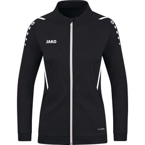 JAKO - Polyester Jas Uitdaging, Dames, Zwart En Wit, 34