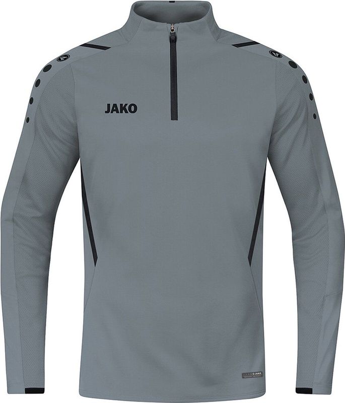Jako - Ziptop Challenge - Grijs Sportshirt Kids-128
