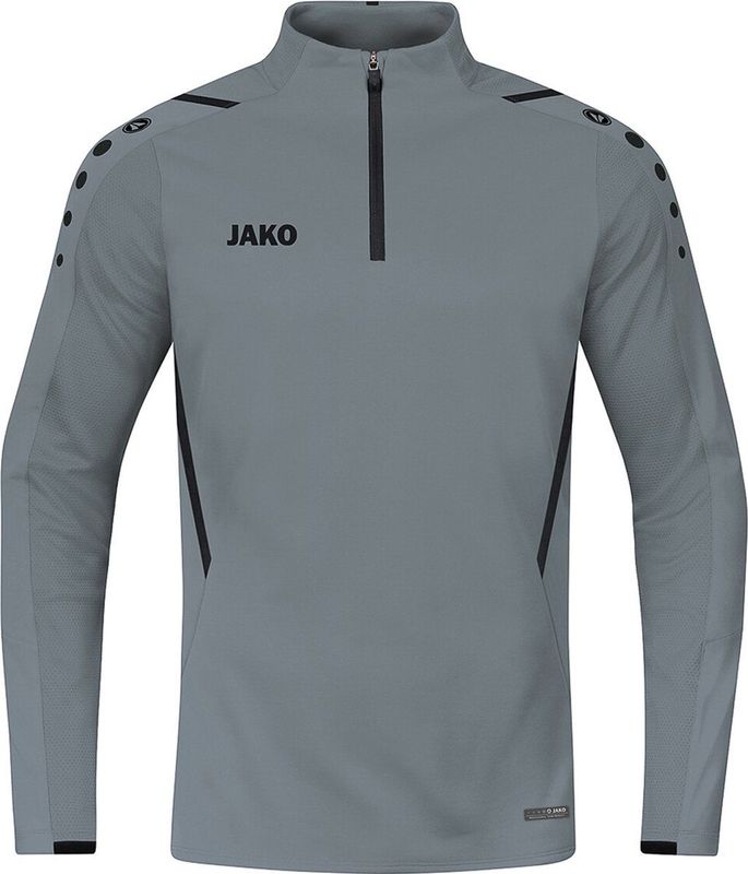 Jako - Ziptop Challenge - Grijs Sportshirt Kids-164